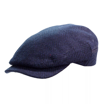 herringbone tweed Sicilian flat cap